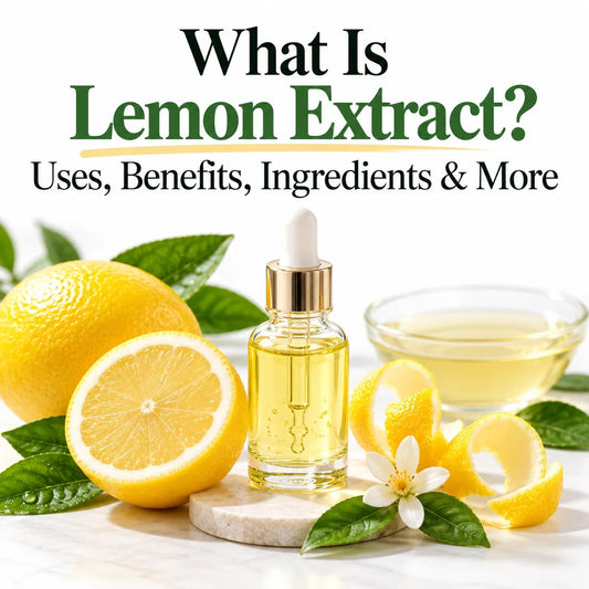 What Is Lemon Extract? Uses, Benefits, Ingredients & More