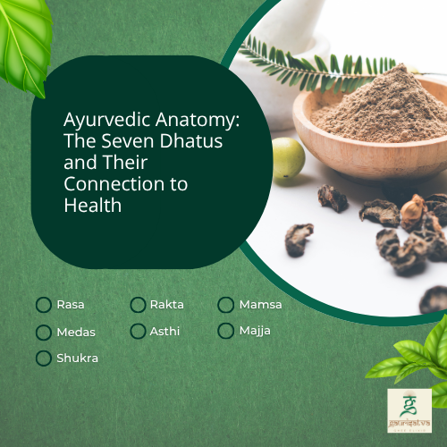 Ayurvedic Anatomy: The Seven Dhatus and Their Connection to Health