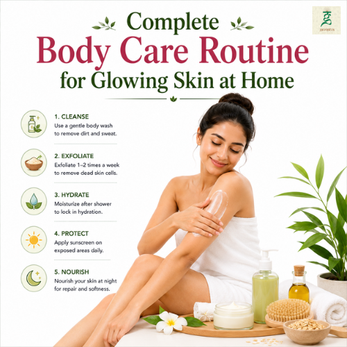 Complete Body Care Routine for Glowing Skin at Home