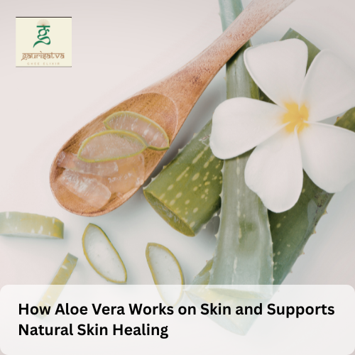 how aloe vera works on skin