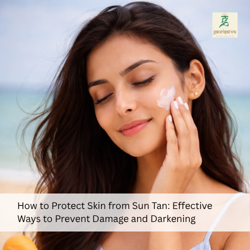 how to protect skin from sun tan