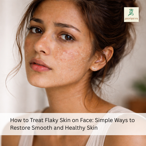 how to treat flaky skin on face​
