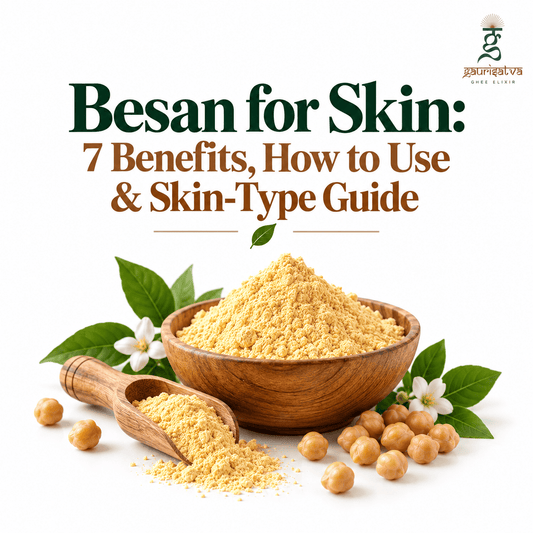 besan for skin